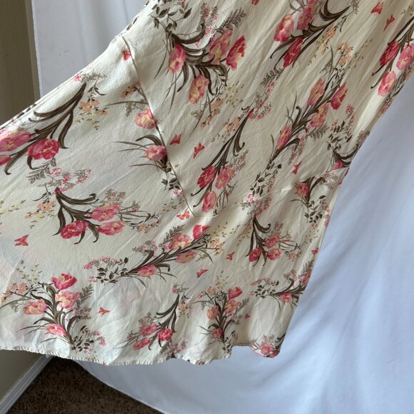 Reformation Slip Dress Floral L Strappy L Midi - Picture 8 of 9